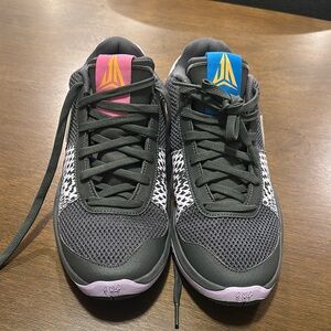 Ja Morant  Athletic Shoes with Pink and Blue Accents